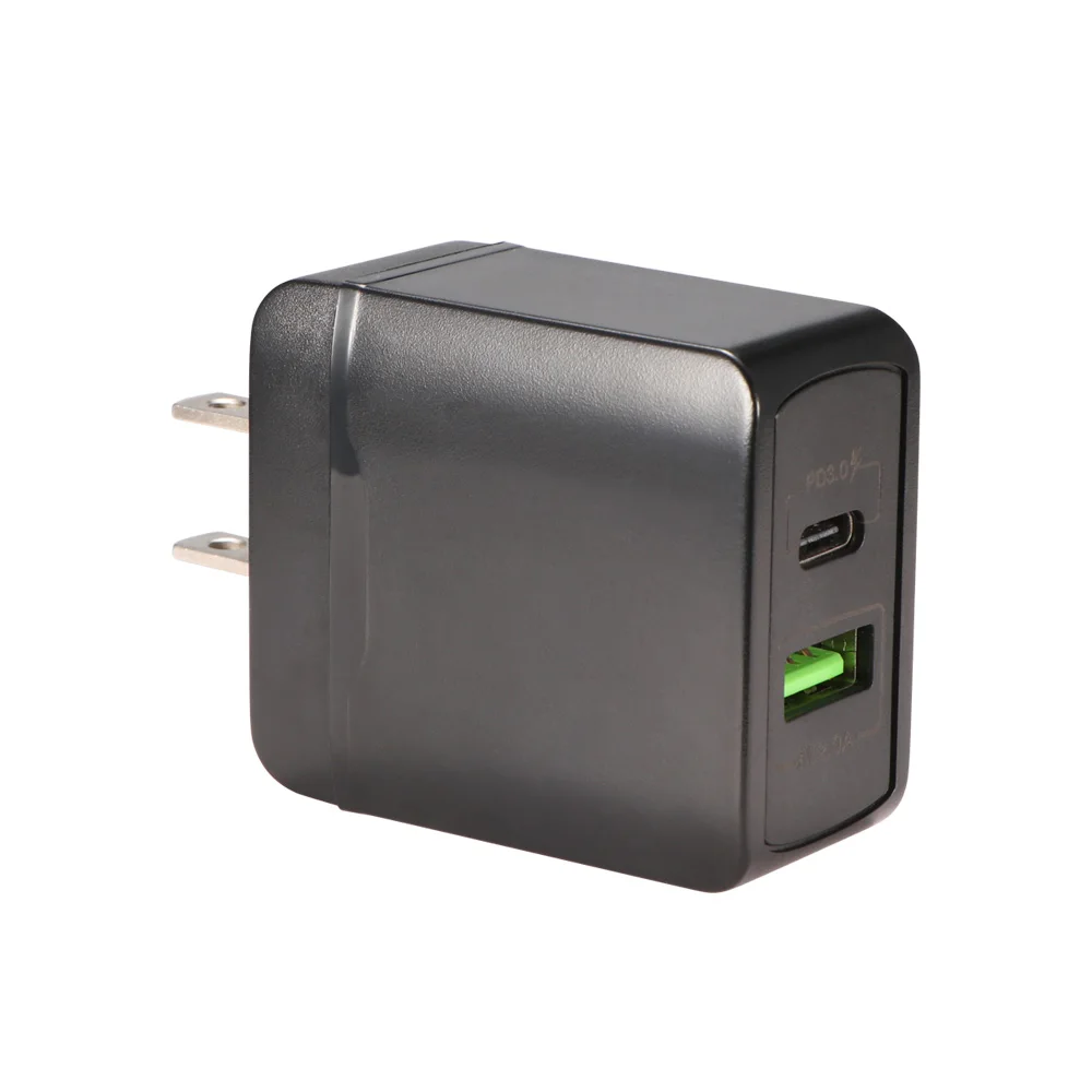 36 Вт Быстрая зарядка 3,0 USB зарядное устройство для смартфонов планшетов быстрое настенное зарядное устройство US EU разъем-адаптер Мини Портативный USB адаптер питания - Цвет: US  black