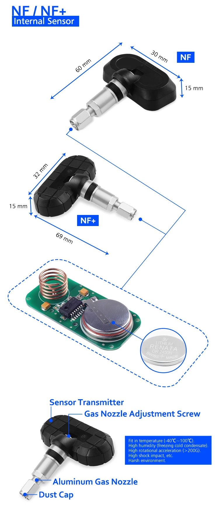 Автомобильные шины TPMS Careud U903 4 внутренних датчика TPMS система контроля давления в шинах сигнализация давления в шинах