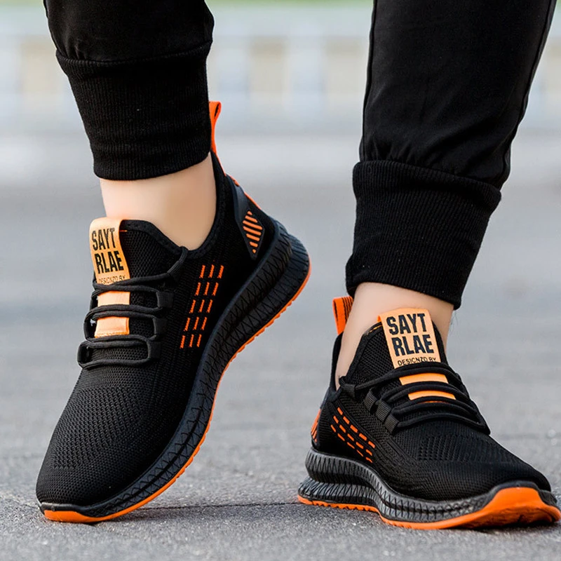 Zapatillas de deporte 2020 para hombre, transpirables, ligeras, cordones, zapatos casuales para hombre, cómodos zapatos de malla, calzado para hombres, calzado para caminar, correr para hombre|Zapatos hombre| - AliExpress