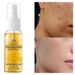 24K Gold Hyaluronic Acid Spray Skin Care Cosmetics Moisturizing Wrinkle Serum Whitening Anti-Aging Repair Acne Facial Products