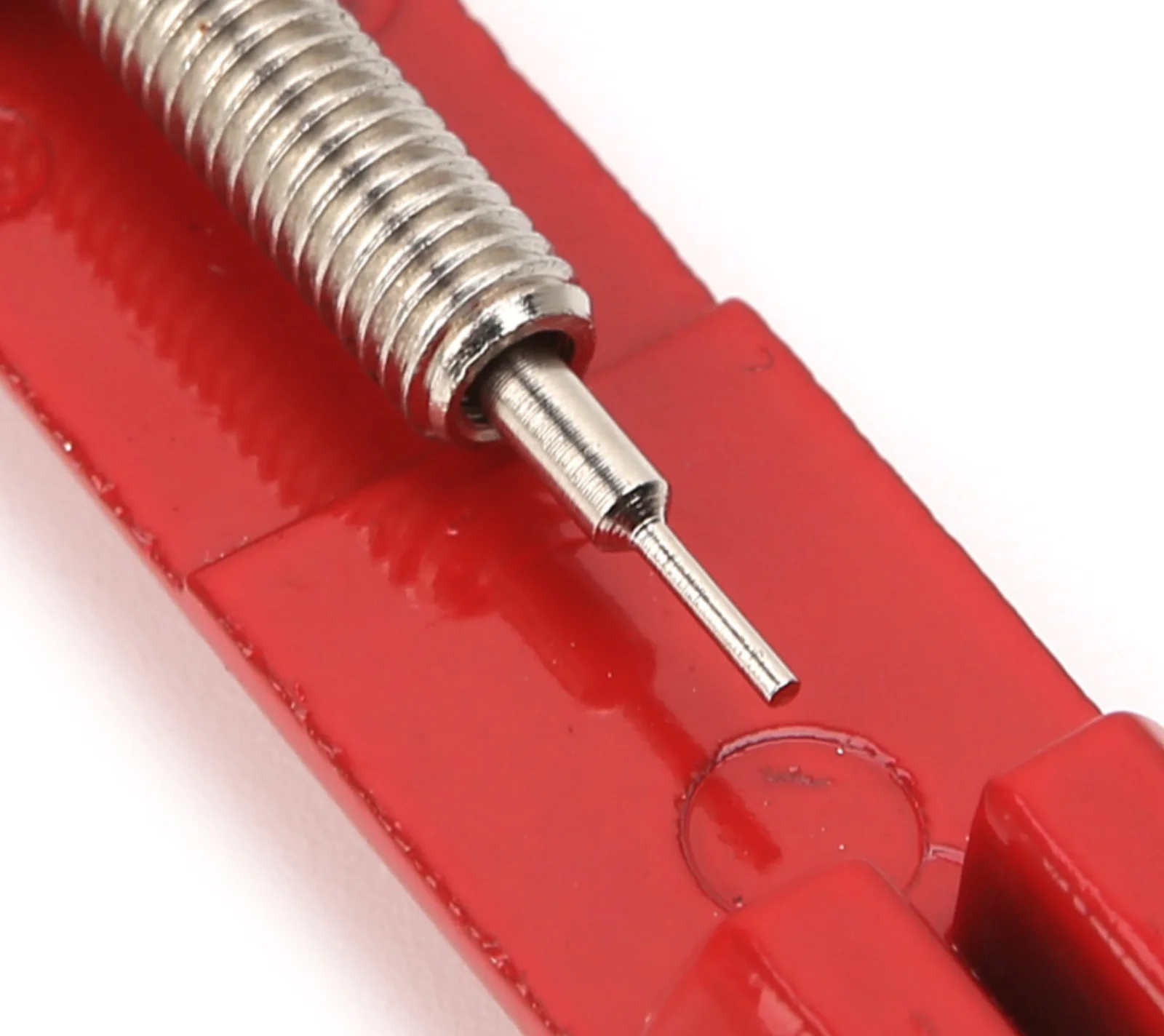 Red Metal Adjuster Watch Band Strap Bracelet Link Pins Remover Repair Tools Kit Red watch repair tools