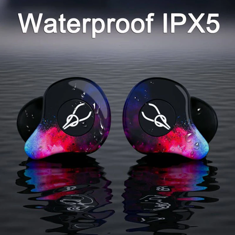 SabbatX12pro красочные 5,0 Bluetooth наушники оригинальные бинауральные звонки в уши спортивные мини наушники