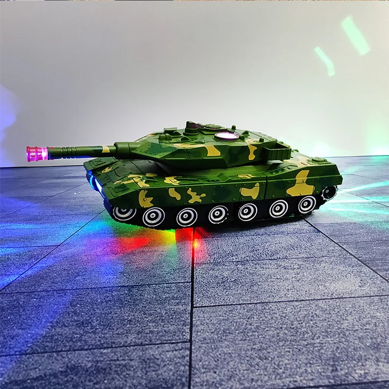  Electric Universal Deformation Tank Cool Car Robot Toy Radio Drifting Car With Sound LED Lights Tra