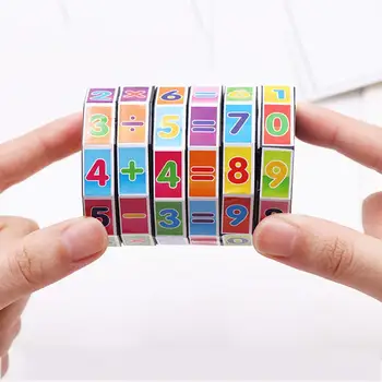 

Mathematics Cube Math Addition Subtraction Calculation Children Puzzle Toy Multicolor > 3 years old