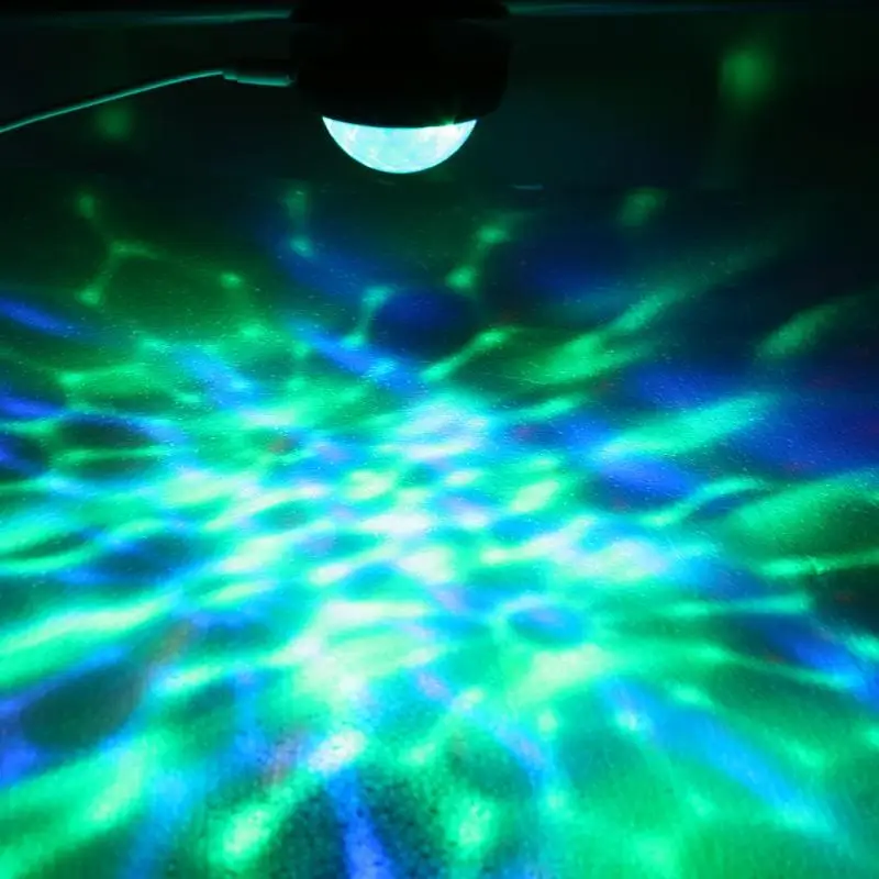 USB Перезаряжаемый светодиодный DJ Свет Мини мигающий, RGB Авто Интерьер декоративный свет подходящие случаи автомобиля семья KTV бар