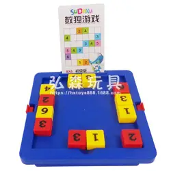 Развивающие игрушки игра в судоку основная версия 30 скидка родитель и ребенок интерактивные дети детский сад Раннее детство шесть сеток