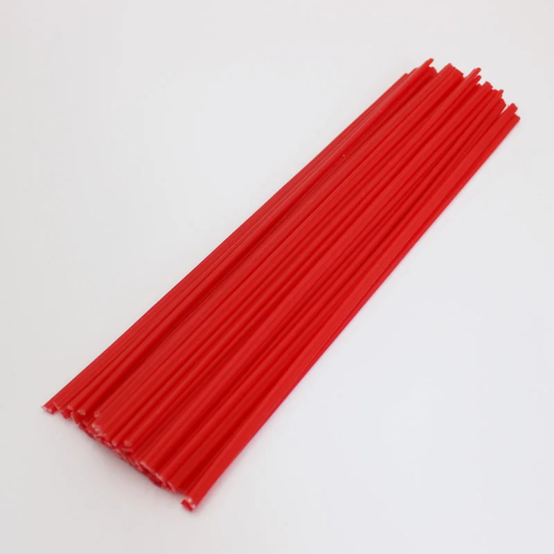 Red PP plastic welding rods sticks for plastic welder