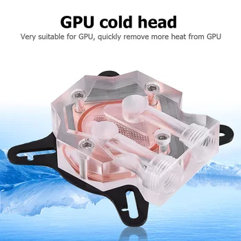 

Copper Base GPU Water Block Double Channel Graphics Card Cooling System