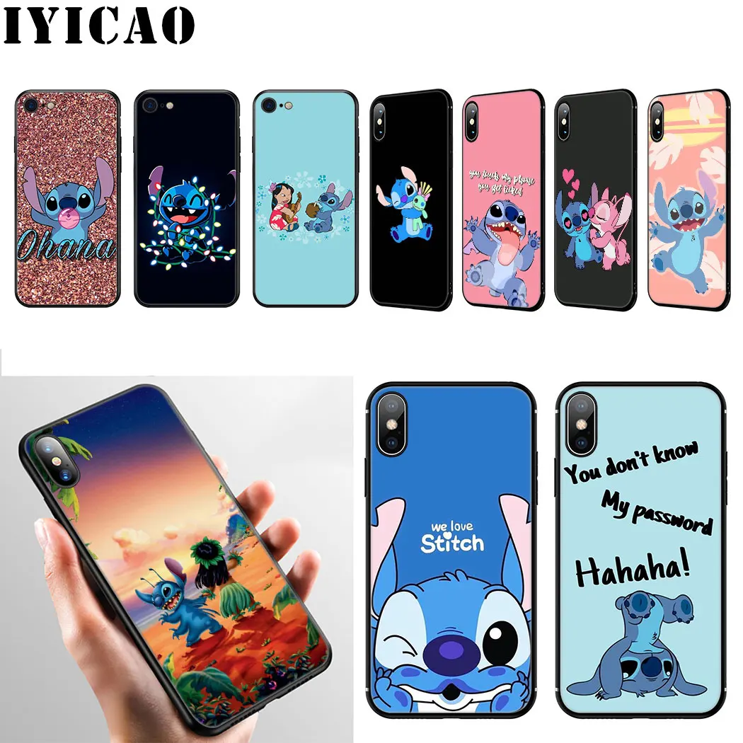Мягкий силиконовый чехол IYICAO Fnny Stitch для iPhone 11 Pro Max XR X XS 6 6S 7 8 Plus 5 5S SE |