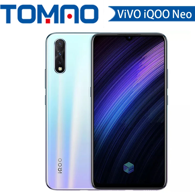 Мобильный телефон vivo iQOO Neo, 8 ГБ, 128 ГБ, 6,38 дюйма, Восьмиядерный процессор Snapdragon 855, 3 камеры, 4500 мАч, смартфон, 33 Вт, зарядка
