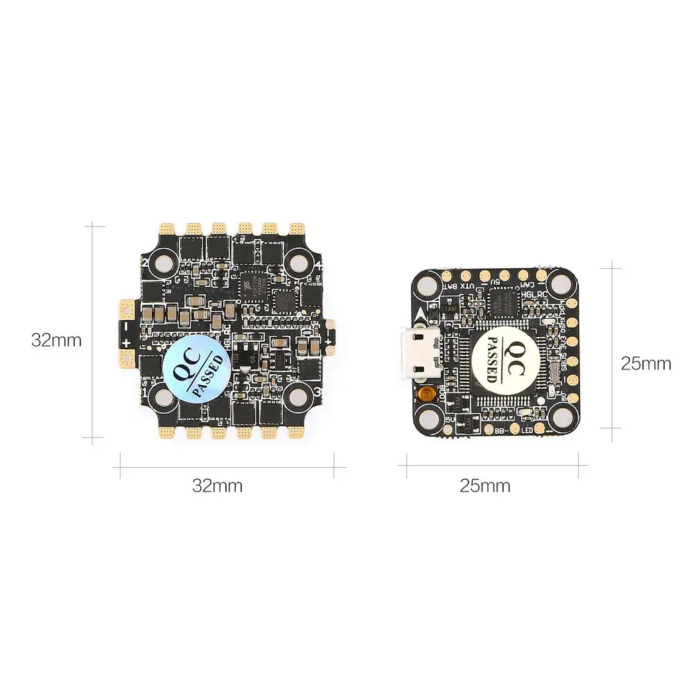 HGLRC XJB F440 F428 F438 F4 башня Контроллер полета Betaflight OSD 4в1 40A Blheli_S ESC для 65 мм-250 мм RC гоночных дронов частей