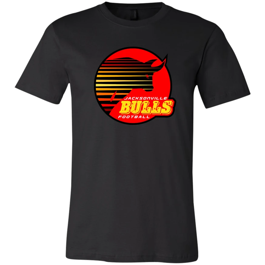 Jacksonville Bulls Usfl Football - G200 Ultra Cotton T-Shirt Summer O Neck Tops Tee Shirt | Мужская одежда