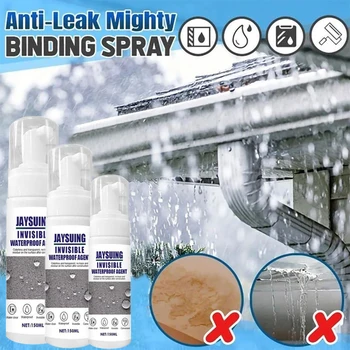 

Mighty Sealant Spray Anti-Leaking Sealant Agent Leak-trapping Roof Repair Spray Waterproof Glue Super Strong Bonding Spray 150ML