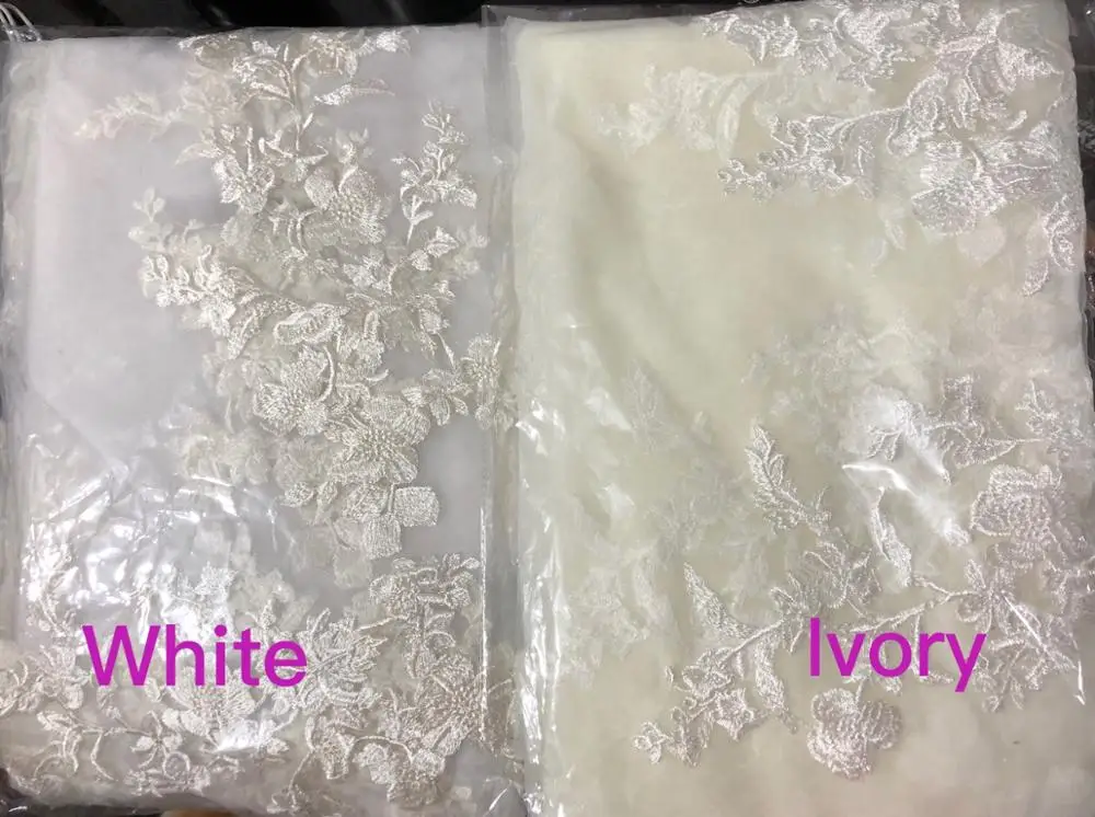 2020-White-Ivory-Wedding-Veils-Long-Lace-Edge-Flower-Luxurious-Applique-Cathedral-Bridal-Veil-With-Comb (2)