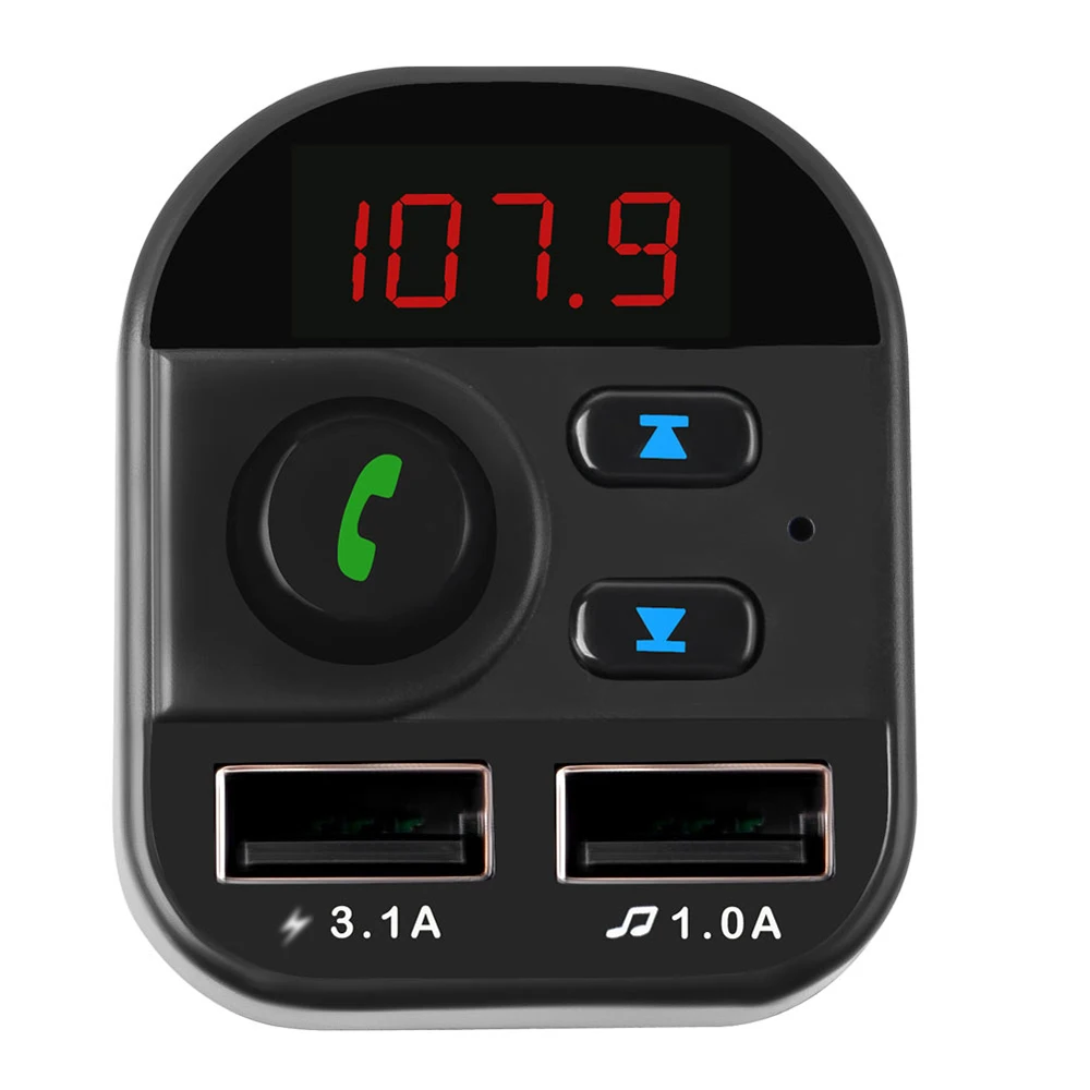 805E Автомобильный MP3-плеер многофункциональная BT5.1 FM передатчик Dual USB Автомобильное зарядное устройство Поддержка Hands-free TF карты U диска музыкальный плейер