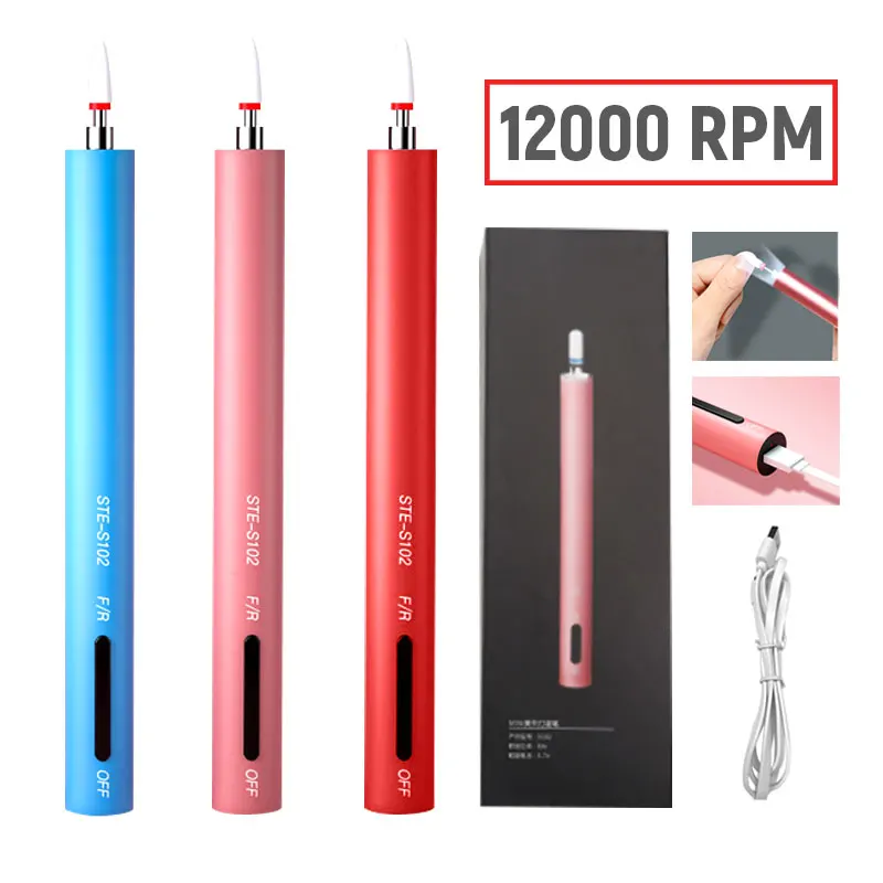 

Portable Rechargeable Apparatus for Manicure Machine for Nail Drill Machine 12000RPM Manicure Machine Electric Nail Equipment