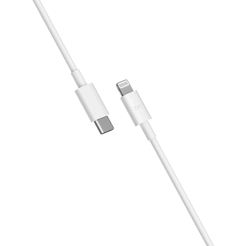 White Xiaomi ZMI MFI сертифицированный кабель для быстрой зарядки type-C к Lightning для Apple кабель IOS для iPhone+ iPad кабель для передачи данных зарядный кабель - Цвет: White
