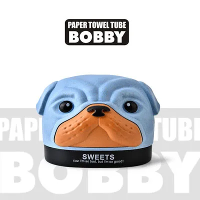 Blue dog Тканевый ящик мультяшная собака креативный ящик для хранения предметов домашнего обихода бумажные полотенца чехол держатель для хранения офисный Настольный Декор Горячая Распродажа - Цвет: Blue dog