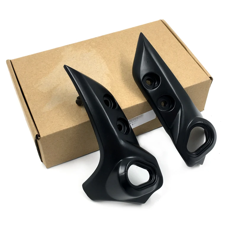 For Yamaha FZ6N FZ6 FZ6-N FZ-6N 2004-2010 Motorcycle Headlight Upper Side Bracket Holder Frame Black Plastic Mounting (4)