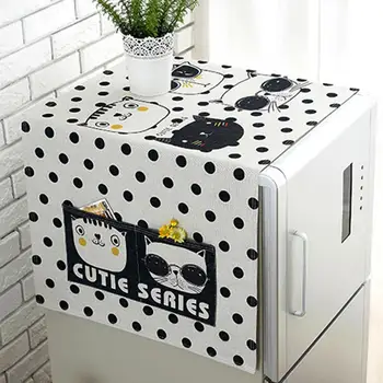 

Lightweight Dustproof Refrigerator Washing Machine Top Cover Durable Linen Storage Bag Sundries Pocket Organizer
