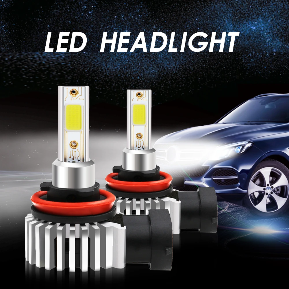 CNSUNNYLIGHT 2pcs H7 H11 H8 9006 LED H1 880 H3 9005 HB3 9006 HB4 Led Headlight Bulbs 72W 8000LM Car Styling 3000K 6000K Lights (16)
