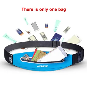 

Hiking Sport Waist Bag Multifunctional Practical Reflective Design Fitness Anti Theft Camping Adjustable Waterproof Running