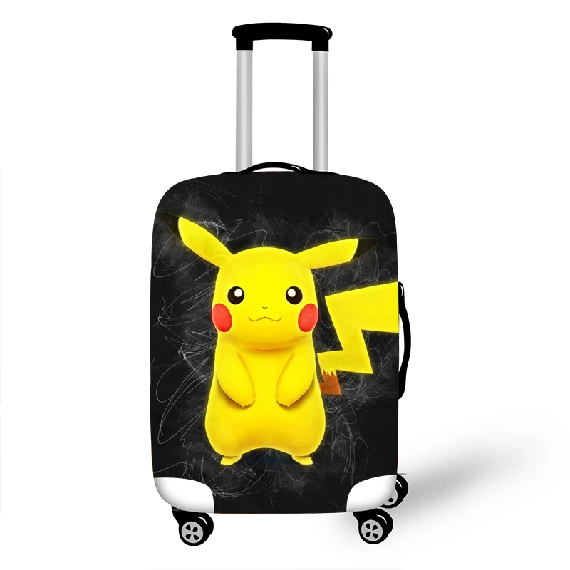 Чехол для багажа Pokemon, эластичные Защитные чехлы для багажа 18-32 дюймов, чехол для костюма, чехол для тележки, пылезащитный чехол, аксессуары для путешествий - Цвет: as pictures