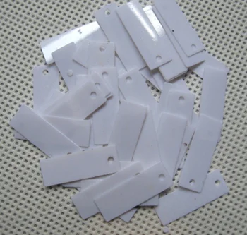 

Sewing supplies sequins DIY PVC solid bead piece 6x19mm rectangular slice ceramic dispersive sequins