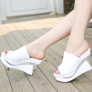 

Summer Women Sandals Cow Leather Wedges Shoes Woman Sandalias Mujer Beach Shoes Platform Sandals Ladies Shoes Zapatos De Mujer