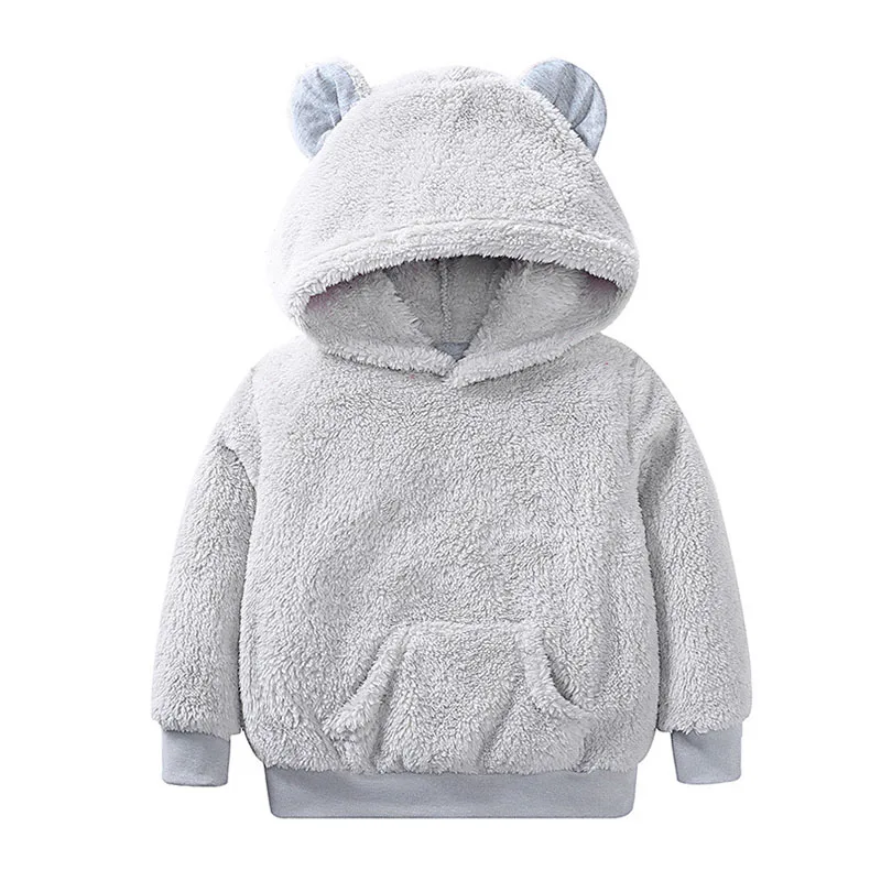 VFOCHI New Girls Hoodie Winter Autumn Children Long Sleeves Sweater Kids Clothes Sweatshirts Unisex Boy Girls Velvet Hoodie