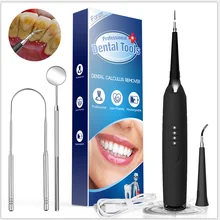 Portable Electric Sonic Dental Scaler Tooth Calculus Remover Tooth Stains Tartar Tool Dentist Whiten Teeth Health Hygiene