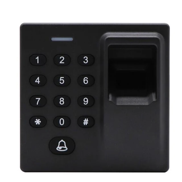 Mini Biometric Fingerprint Access Control Standalone Door Controller Keypad Finger and RFID Card Door Entry Lock 3