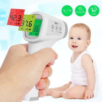 

Thermometer Temperature Meter Handheld Forehead Non Contact Digital Outdoor Laser Pyrometer Infrared Thermometer