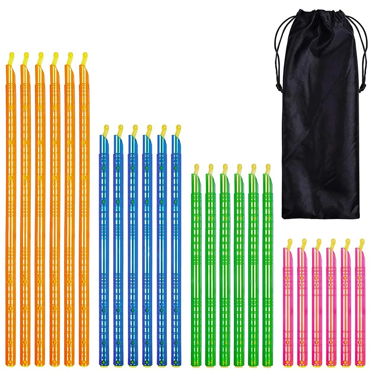 24pcs Plastic Bag Clip Seal Stick Storage Househoud Sealer Clamp Snack Fresh Food Rod Multifunction Kitchen Tools | Дом и сад