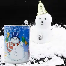 Белый снег для рождества поддельный волшебный мгновенный снег пушистый супер абсорбент украшения для рождества свадьбы консервированный искусственный снег