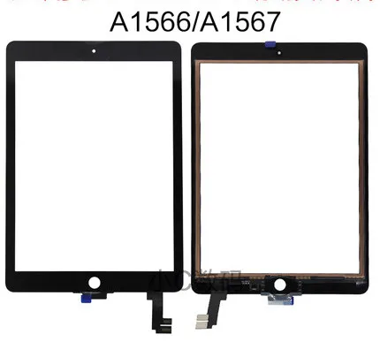 100% оригинал для iPad Air 2 (A1566 A1567) замена экрана фиксация треснувшего стекла air стекло
