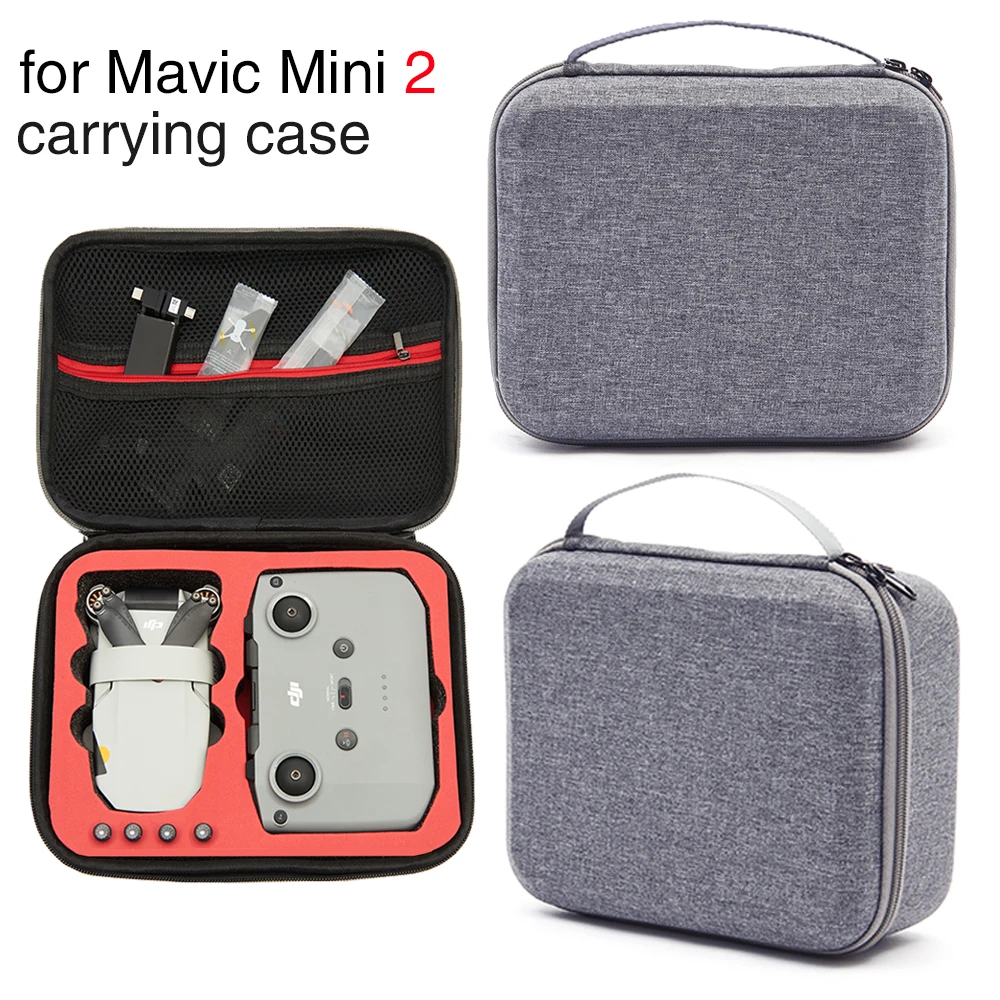 ibasenice Mini2 Storage Bag Drone Cases Controller Case Uav Mini Carrying  Case Hand Drones Hand Bag Storage Organizer Drone Storage Bag Drone Mini
