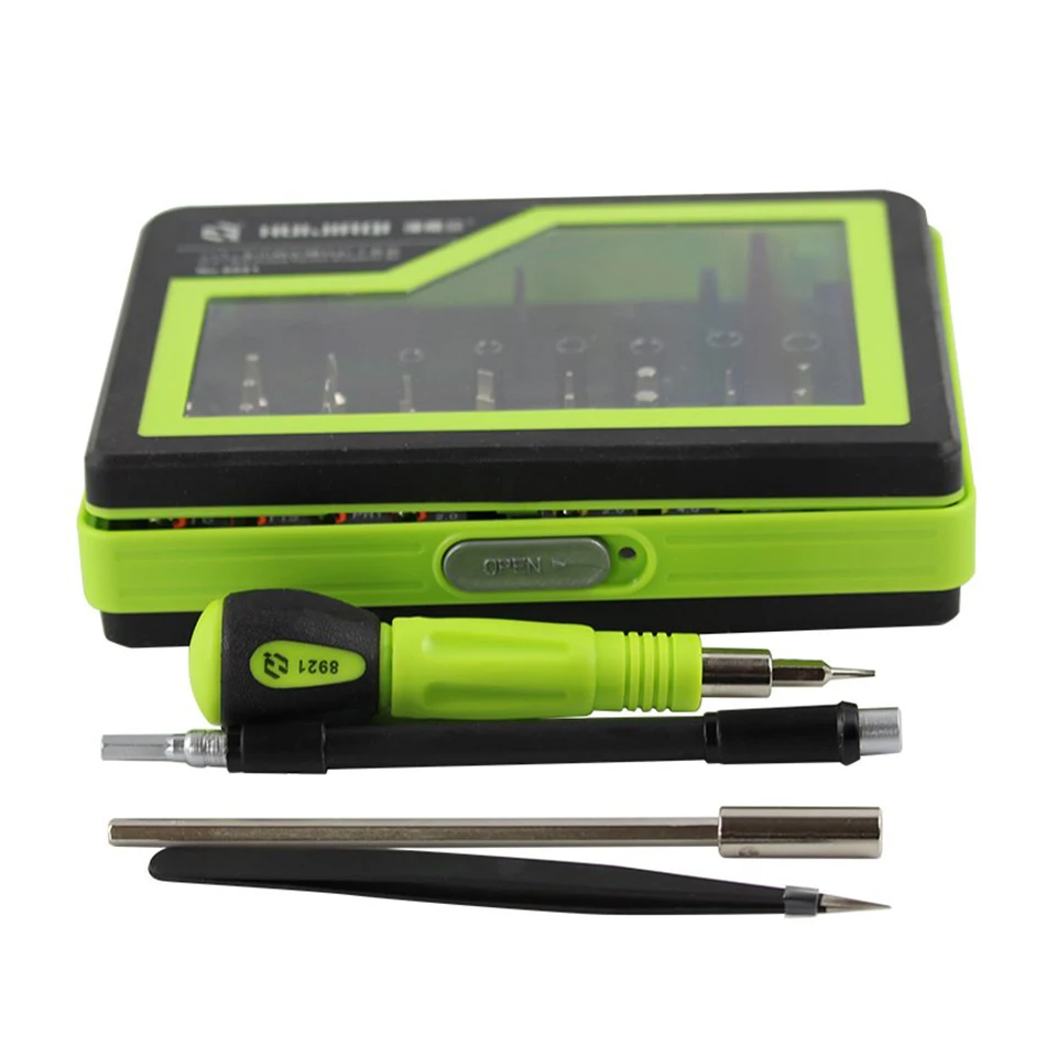 Комплект отверток KINDLOV Precision Parafusadeira комплект 53 в 1 отвертка Torx Phillips, Шестигранник бит Изолированная ручка ручные инструменты