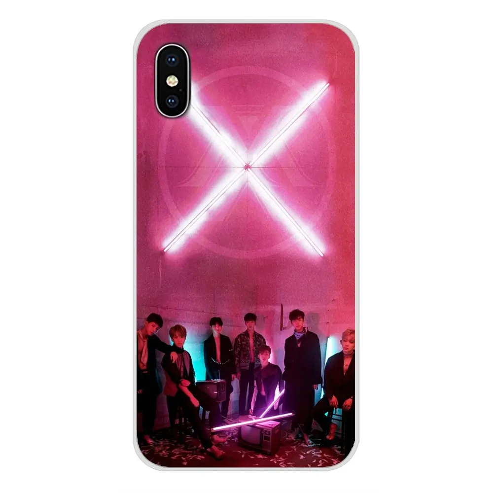 Прозрачный мягкий чехол Monsta X KPOP Boy Group для samsung Galaxy S3 S4 S5 Mini S6 S7 Edge S8 S9 S10 Lite Plus Note 4 5 8 9 - Цвет: images 9