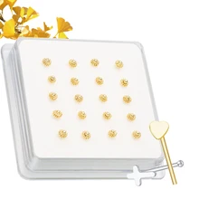 

2021 Handmade 925 Sterling Silver Unique Nose Studs Indian Piercing Body Jewelry Piercing Nariz Plata Aro Nariz