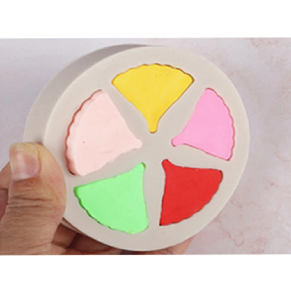 Силиконовый чехол в стиле ретро вентилятор Форма пресс-форм Fondant(сахарная) шоколадная форма для печенья Кухня десерт украшение торта, выпечки инструмент
