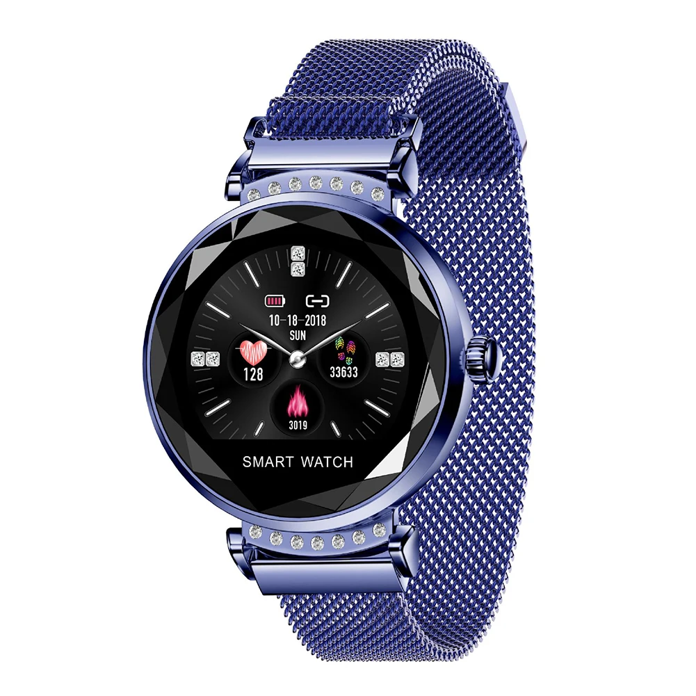 

Women Smart Watch Colorful Display Bracelet Bluetooth Heart Rate Monitor Waterproof Blood Pressure Remote Camera Fashion Sports