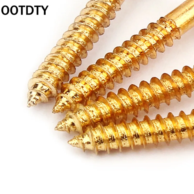 OOTDTY 4x LP Guitar Pickup Surround Screw Humbucker Pickup Ring Mounting Screws suit for guitar