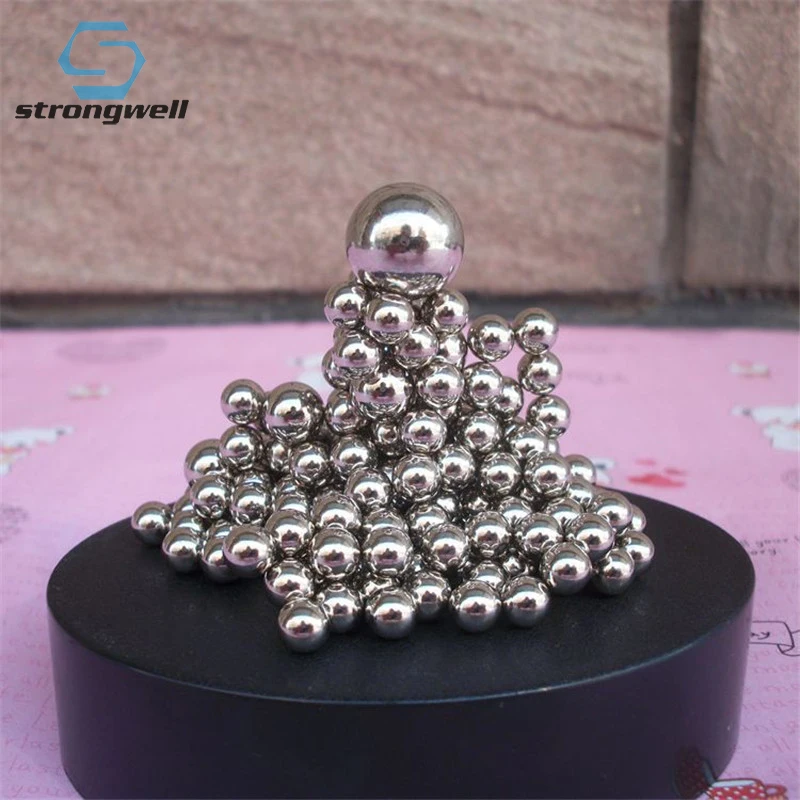 

Strongwell DIY Magnetic Base Metal Balls Children's Educational Toys Decompression Vent Magic Ball Strange Desktop Ornaments