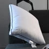 Soft Down Pillows for Sleeping Queen White Goose Down Feather Bed Pillow Inserts 100% Cotton Cover, Lightweight for All Sleep 1