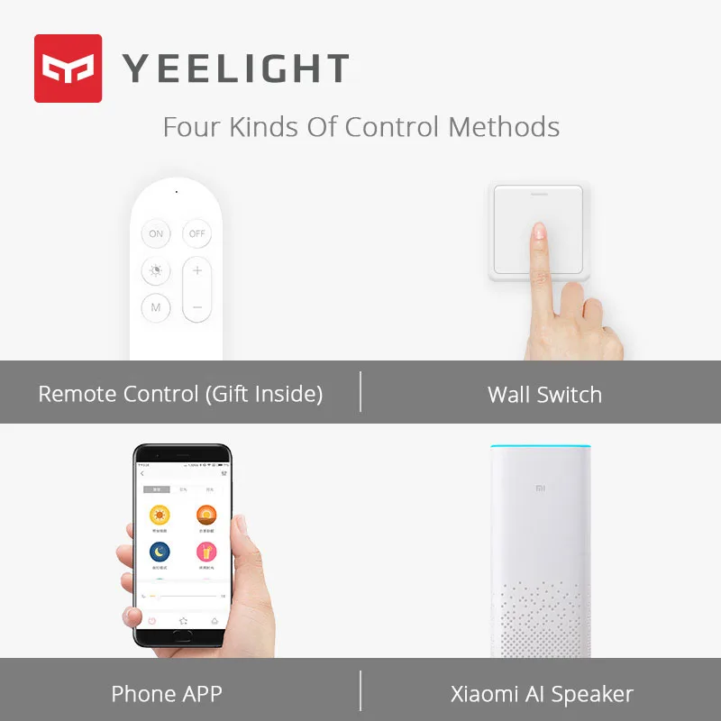 Xiaomi mijia Yeelight YLXD42YL обновленная версия 480 мм умный светодиодный потолочный светильник Поддержка Apple HomeKit интеллектуальное управление