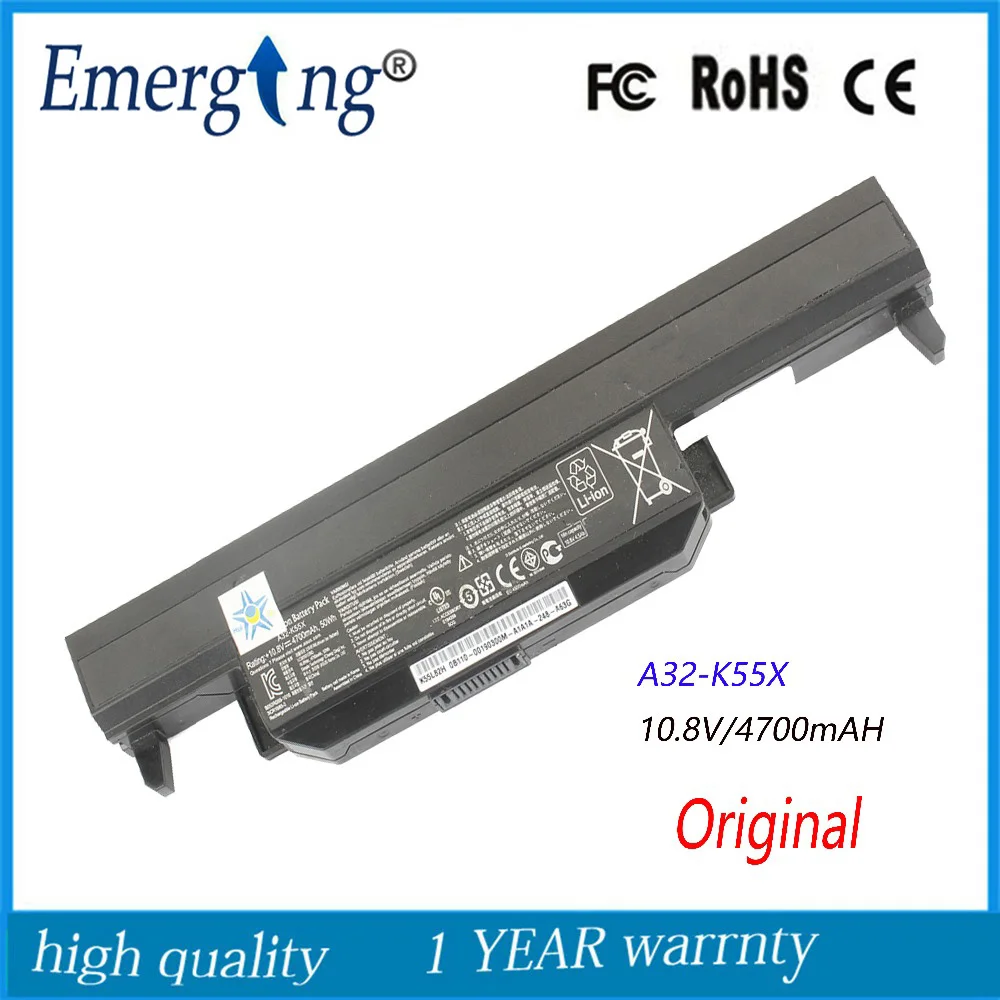 Original 10.8v New Laptop Battery For Asus A32k55x K45 K75 A45 A75 X45