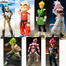 Dragon ball Z figura gran Saiyaman Gohan broly bañadores Bulma krillin! señora Buu conjunta móvil Anime figura de acción figura modelo