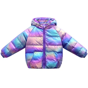 

Gorgeous Multicolour White Duck Down Jacket For Girls 2-10 Yrs Fashion Hooded Outerwear Kids High Street Yellow Solid Coat Boys