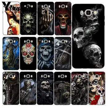 

Yinuoda Grim Reaper Skull Skeleton Phone Case For Samsung Galaxy J7 J6 J8 J4 J4Plus J7 DUO J7NEO J2 J5 Prime